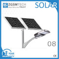 80W Solar PV LED Street Light Split Type